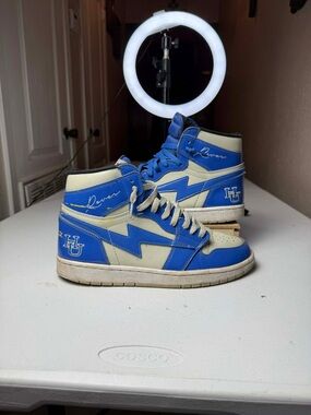 Kooy kiy Reves Paris / Air Kiy ‘85 Hi Hampton University  Blue Size 10